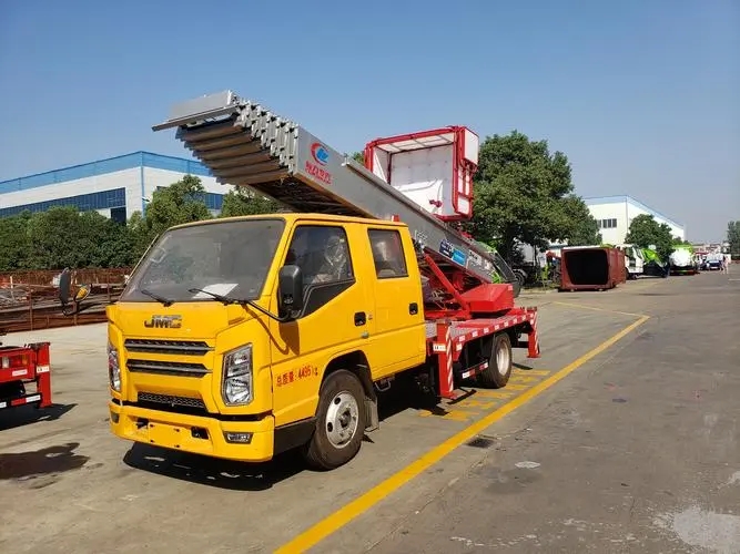 阜平县附近云梯车出租 砂石搬运